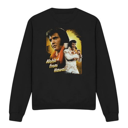 Front - Elvis Presley Unisex Adult Aloha Sweatshirt