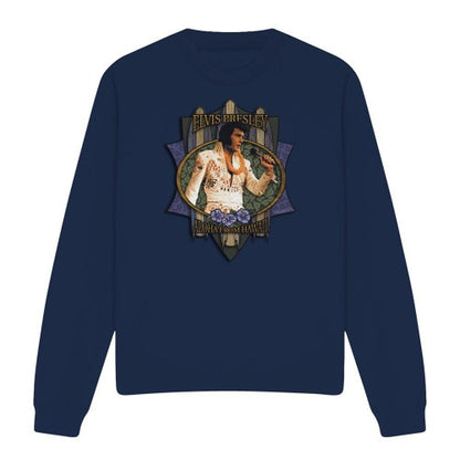 Front - Elvis Presley Unisex Adult Aloha From Hawaii Sweatshirt
