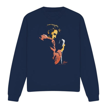 Front - Elvis Presley Unisex Adult Early Elvis Sweatshirt