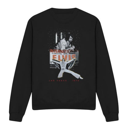 Front - Elvis Presley Unisex Adult Las Vegas Sweatshirt