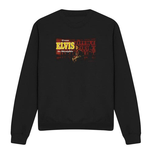 Front - Elvis Unisex Adult In Memphis Sweatshirt