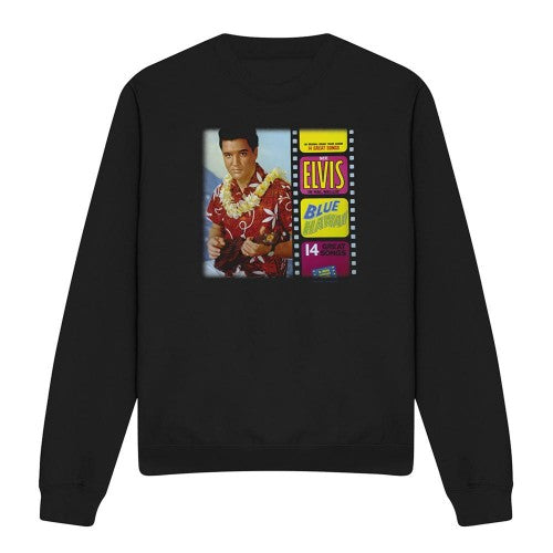 Front - Elvis Unisex Adult Blue Hawaii Album Sweatshirt