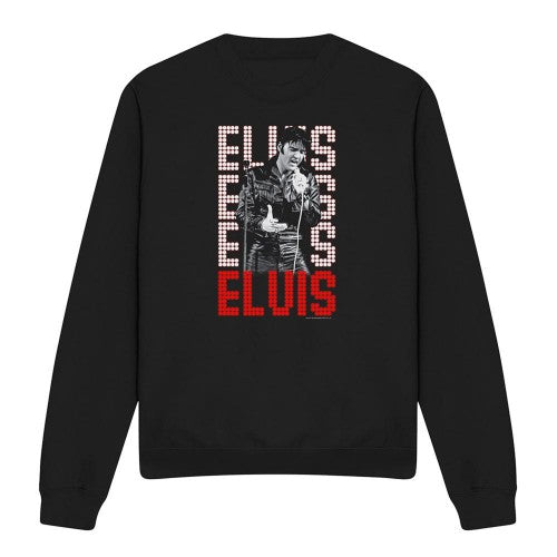 Front - Elvis Presley Unisex Adult 1968 Sweatshirt