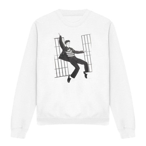 Front - Elvis Presley Unisex Adult Jailhouse Rock Sweatshirt