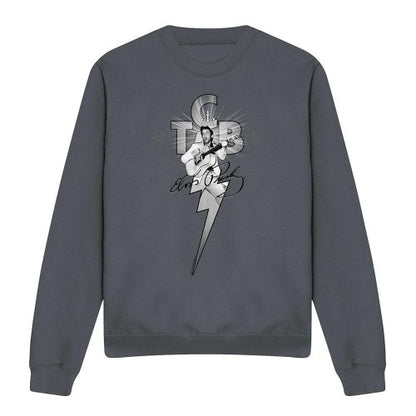 Front - Elvis Presley Unisex Adult Tcb Ornate Sweatshirt