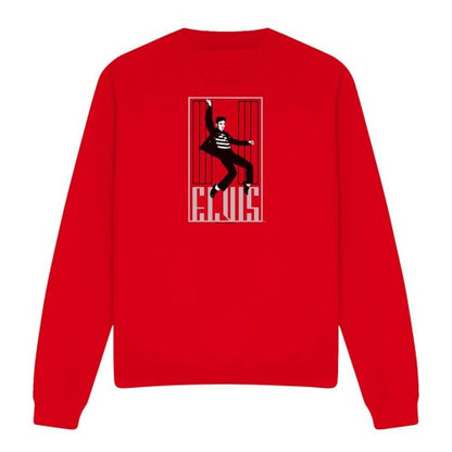 Front - Elvis Presley Unisex Adult One Jailhouse Sweatshirt