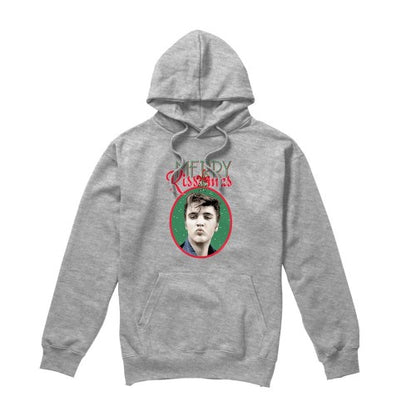Front - Elvis Presley Unisex Adult Merry Kissmas Christmas Hoodie