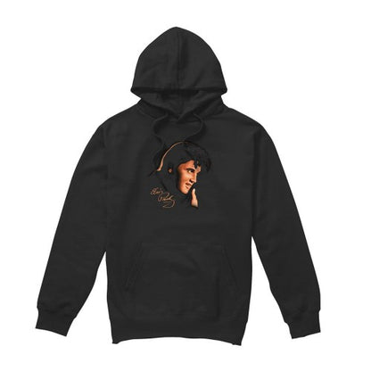 Front - Elvis Presley Unisex Adult Warm Portrait Hoodie