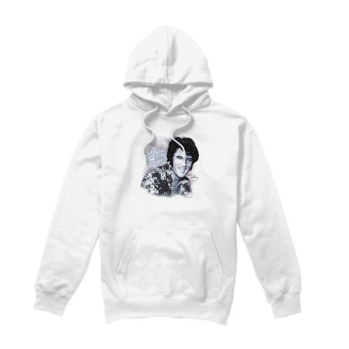Front - Elvis Presley Unisex Adult Lonesome Tonight Hoodie