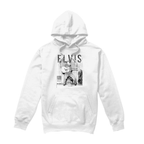 Front - Elvis Presley Unisex Adult With The Band Hoodie