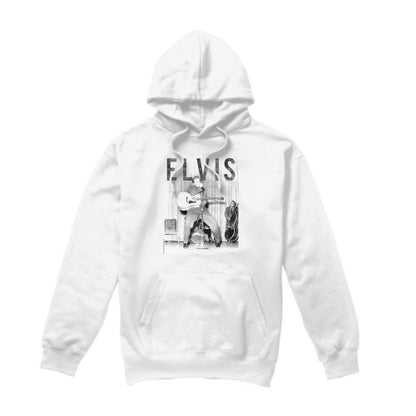 Front - Elvis Presley Unisex Adult With The Band Hoodie