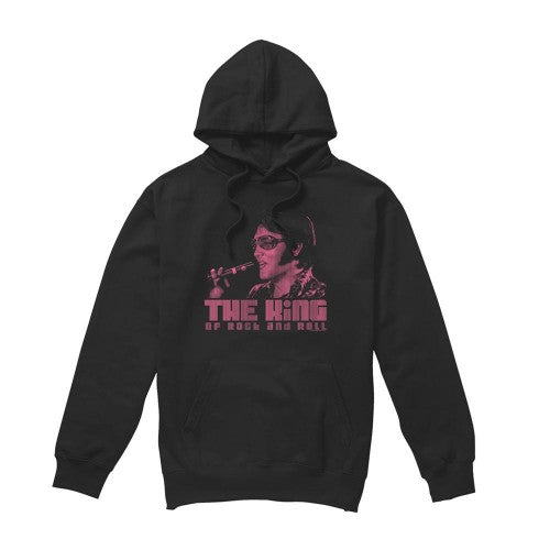 Front - Elvis Presley Unisex Adult The King Hoodie