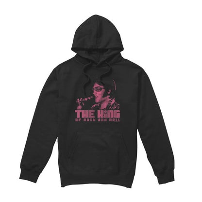 Front - Elvis Presley Unisex Adult The King Hoodie