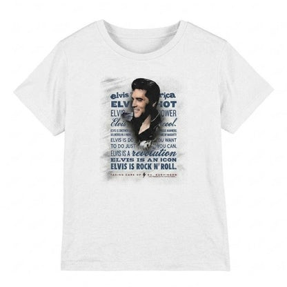 Front - Elvis Presley Childrens/Kids Icon T-Shirt