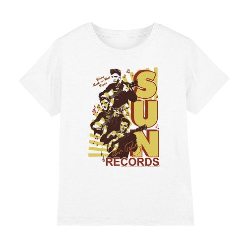 Front - Elvis Presley Childrens/Kids Tri Print T-Shirt