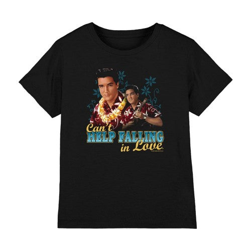 Front - Elvis Presley Childrens/Kids Cant Help Falling T-Shirt