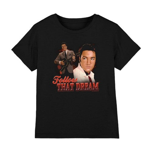Front - Elvis Presley Childrens/Kids Follow That Dream T-Shirt