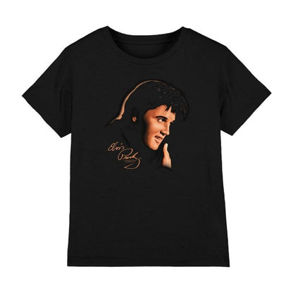 Front - Elvis Presley Childrens/Kids Warm Portrait T-Shirt