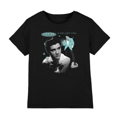Front - Elvis Presley Childrens/Kids Portrait T-Shirt