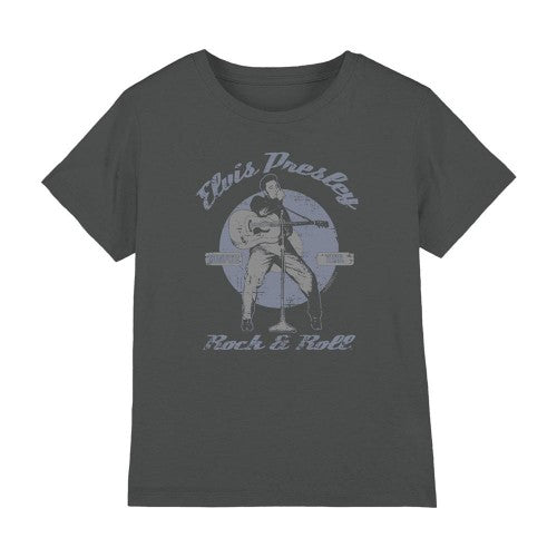 Front - Elvis Presley Childrens/Kids Rock Roll T-Shirt