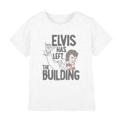 Front - Elvis Presley Childrens/Kids Elvis Has Left The Building T-Shirt