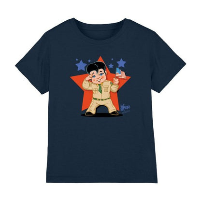 Front - Elvis Presley Childrens/Kids Lil G I T-Shirt