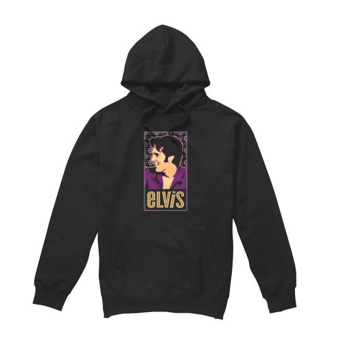 Front - Elvis Presley Unisex Adult Elvis Is Hoodie