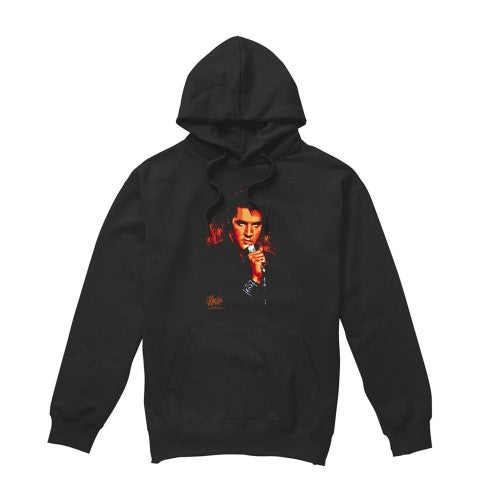 Front - Elvis Presley Unisex Adult Trouble Hoodie
