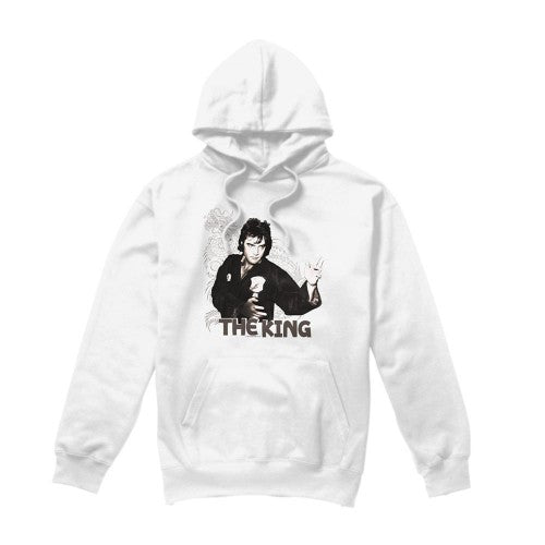 Front - Elvis Presley Unisex Adult Fighting King Hoodie
