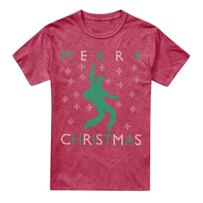 Front - Elvis Presley Unisex Adult Dancing Ugly T-Shirt