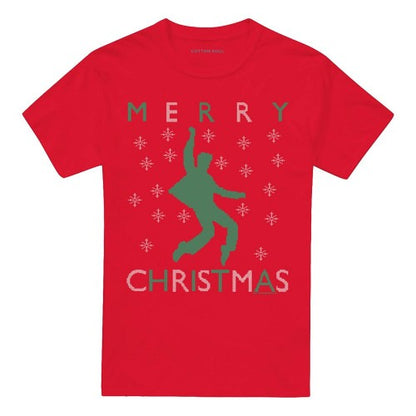 Front - Elvis Presley Unisex Adult Dancing Ugly Christmas T-Shirt