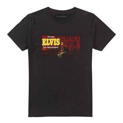 Front - Elvis Presley Unisex Adult From Elvis In Memphis T-Shirt