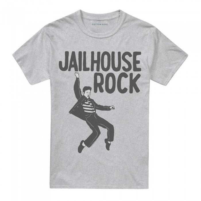 Front - Elvis Presley Unisex Adult Jailhouse Rock T-Shirt
