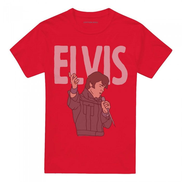 Front - Elvis Presley Unisex Adult 68 Special T-Shirt