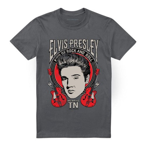 Front - Elvis Presley Unisex Adult Elvis Rock T-Shirt