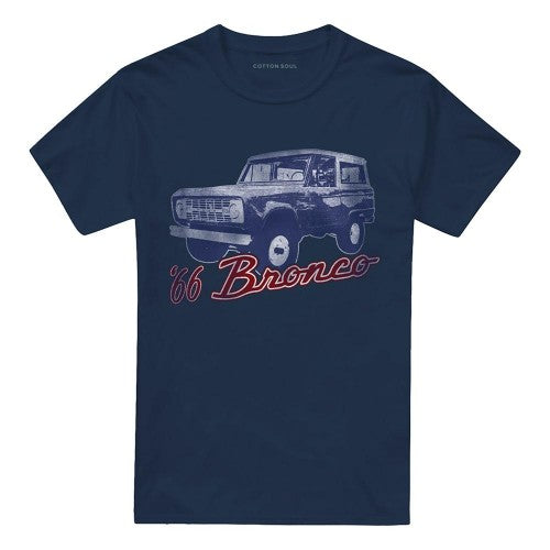 Front - Ford Unisex Adult Bronco 66 Classic T-Shirt