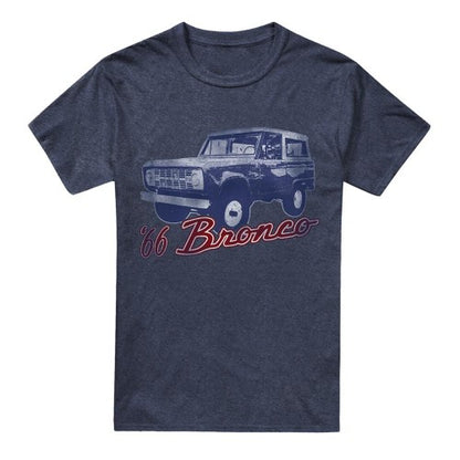 Front - Ford Unisex Adult Bronco 66 Classic T-Shirt