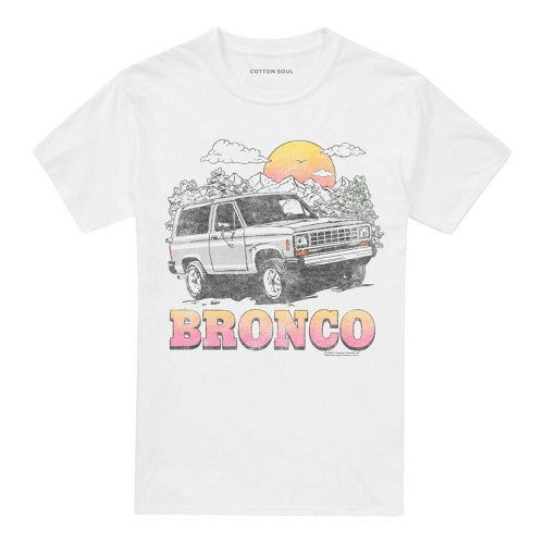 Front - Ford Unisex Adult Bronco Sunrise T-Shirt