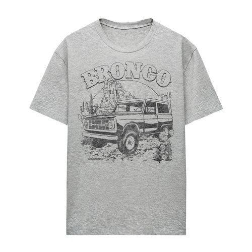 Front - Ford Womens/Ladies Bronco Desert T-Shirt