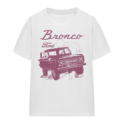 Front - Ford Womens/Ladies Bronco Wild West T-Shirt