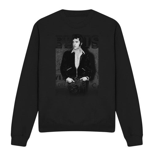 Front - Elvis Presley Unisex Adult Just Cool Sweatshirt