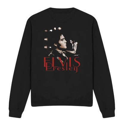 Front - Elvis Presley Unisex Adult Memories Sweatshirt