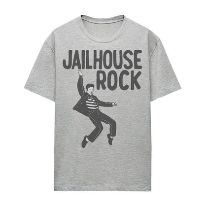 Front - Elvis Presley Womens/Ladies Jailhouse Rock T-Shirt
