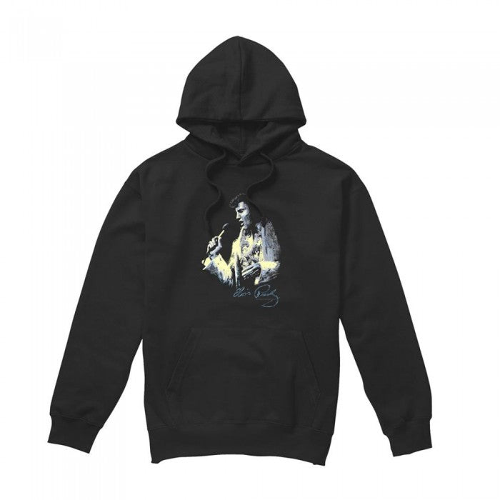 Front - Elvis Presley Unisex Adult Painted King Hoodie