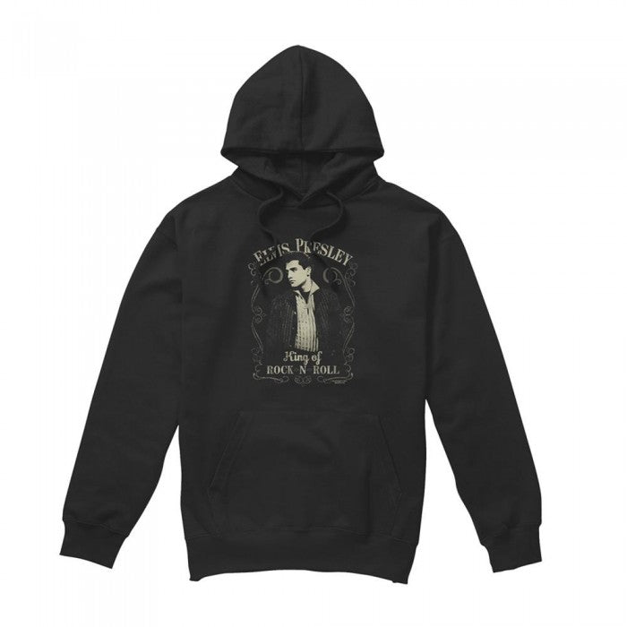 Front - Elvis Presley Unisex Adult Rock Legend Hoodie