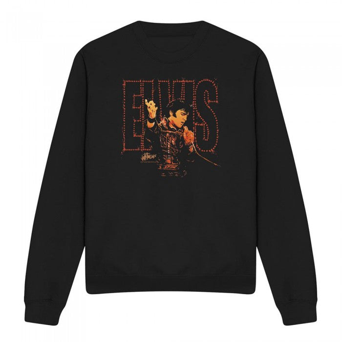Front - Elvis Presley Unisex Adult Take My Hand Sweatshirt