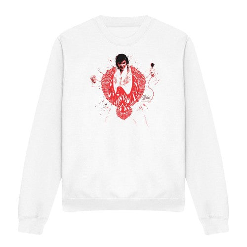 Front - Elvis Presley Unisex Adult Pheonix Sweatshirt
