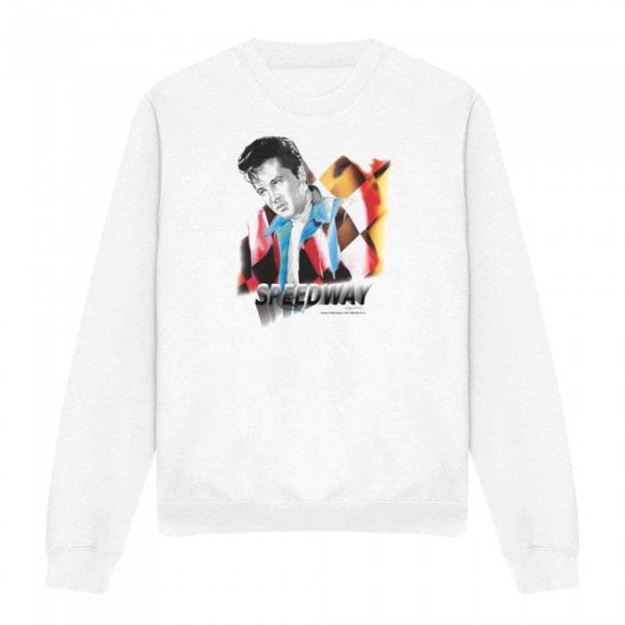 Front - Elvis Presley Unisex Adult Speedway Sweatshirt