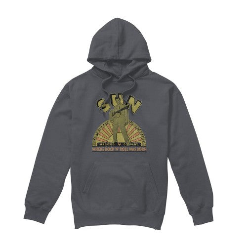 Front - Elvis Presley Unisex Adult Original Sun Records Hoodie