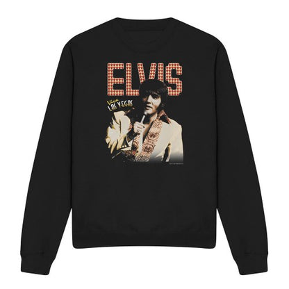 Front - Elvis Presley Unisex Adult Viva Star Sweatshirt